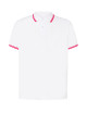 Men`s polo shirts polo pora 210 contrast white/red Jhk