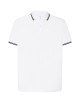 Koszulki polo męska polo pora 210 contrast biało/czarny Jhk
