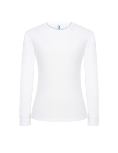 Women`s t-shirt lady regular ls premium wh white Jhk Jhk