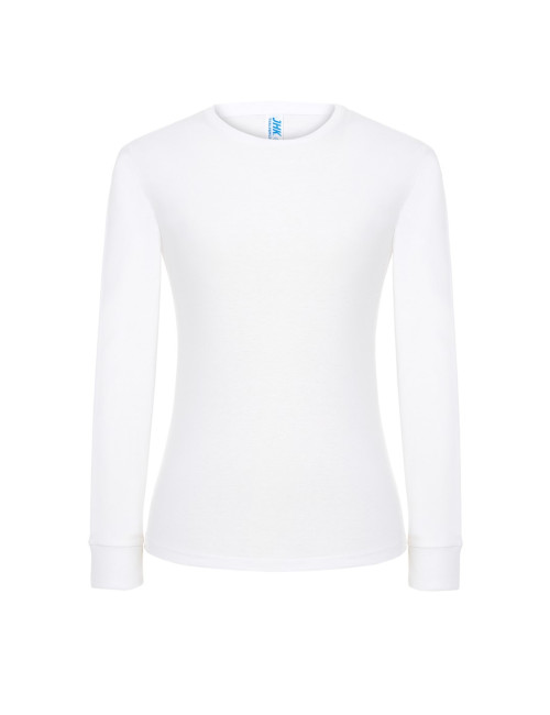Women`s t-shirt lady regular ls premium wh white Jhk Jhk