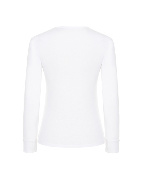 Women`s t-shirt lady regular ls premium wh white Jhk Jhk