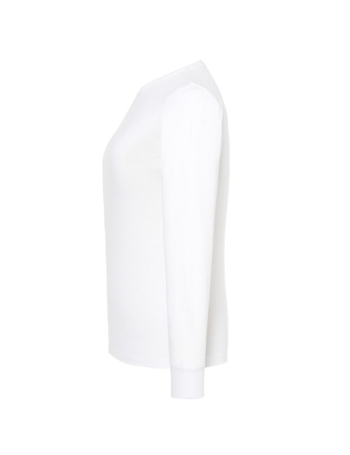 Women`s t-shirt lady regular ls premium wh white Jhk Jhk