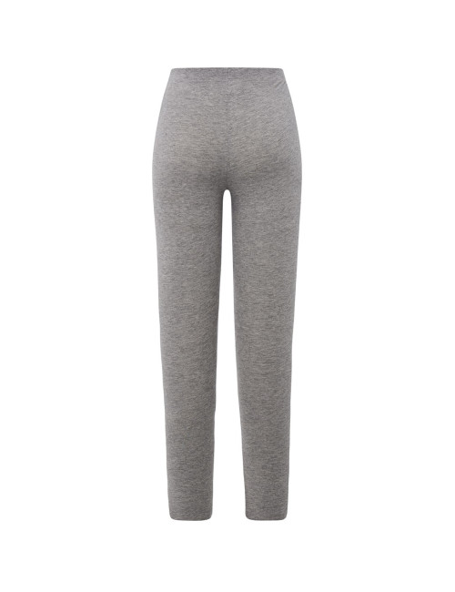 Damen Jogginghose Lady Leggings Grau Melange JHK