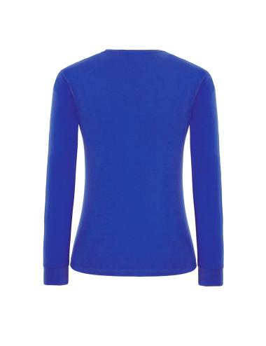 Lady Regular Ls Premium Königsblaues Damen-T-Shirt Jhk Jhk