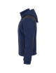 Super Fleece Herren Kapuzenpullover dick verstärkt FLRA 340 Bus Kapuze Premium Marineblau/Schwarz Jhk,