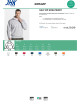 Herren-Sweatshirt swra zip half zip königsblau JHK