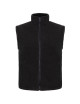 JHK Fleece vest FLRA 350 VEST BK - Black, embroidery, logo, print