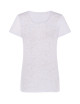 Damen T-Shirt JHK Subli Burn Out Weiß