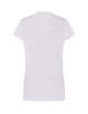 Damen T-Shirt JHK Subli Burn Out Weiß