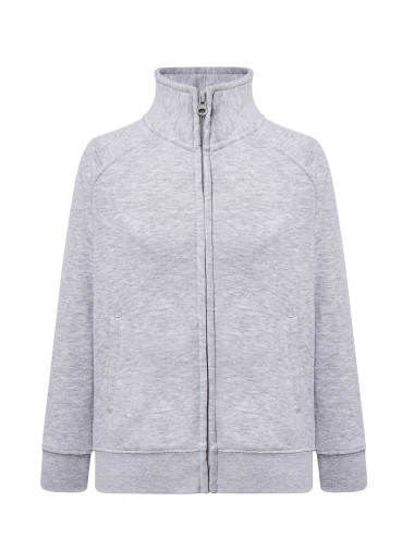 Kinder-Sweatshirt Kid Full Zip AS - Ash Melange Jhk