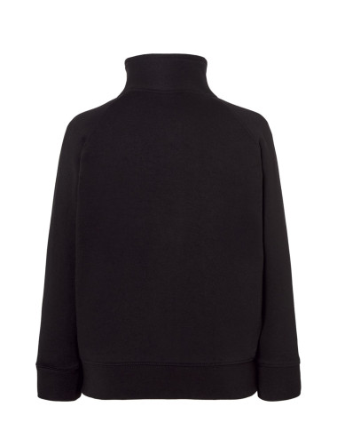 "Black Jhk Full Zip Sweatshirt for Kids - Custom Prints, Embroidered 