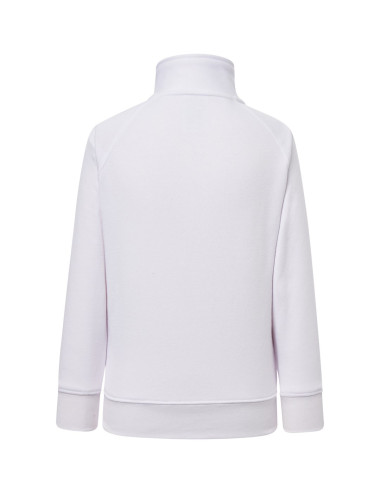 Bluza dresowa dziecięca kid full zip wh white Jhk