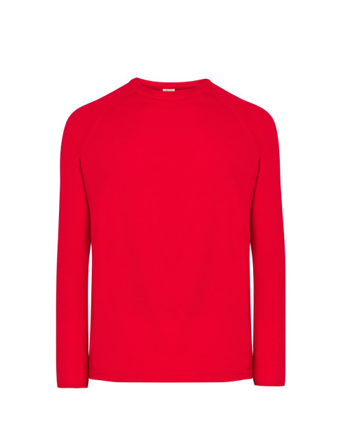 Herren-T-Shirt Sport Man ls rd - rot Jhk