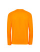 "Men's JHK Sport Man LS T-Shirt - Fluor Orange, Ideal for Prints & Lo