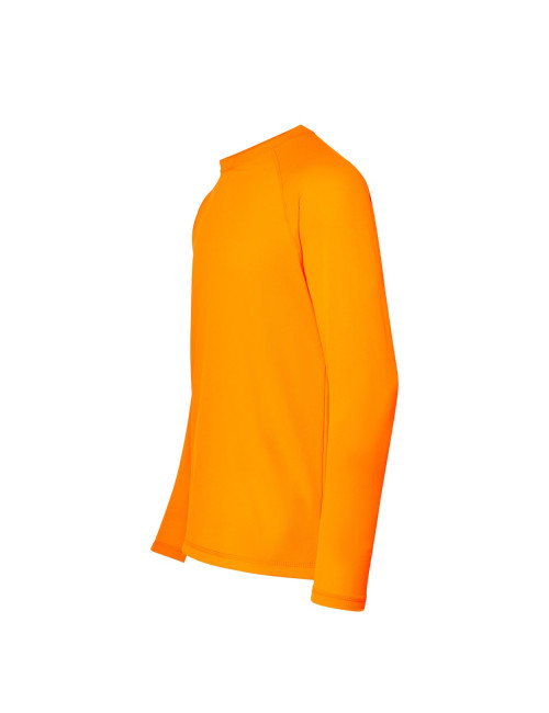 "Men's JHK Sport Man LS T-Shirt - Fluor Orange, Ideal for Prints & Lo