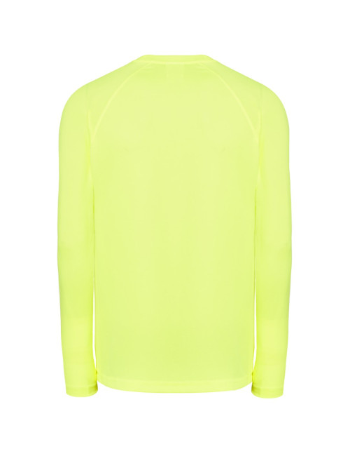 "Quality Men's LS SYF Sport T-shirt in Gold Fluor - Embroidered & Pri