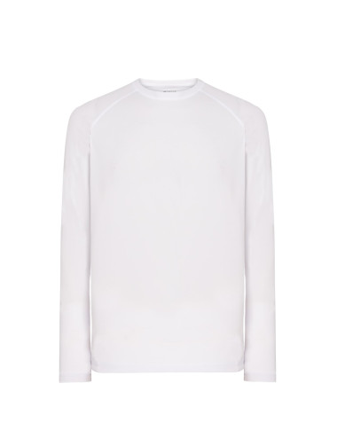 "Men's White Jhk Sport T-shirt - Embroidery & Print, Malfini Logo, Bu