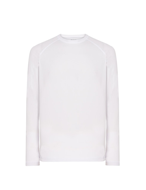 "Men's White Jhk Sport T-shirt - Embroidery & Print, Malfini Logo, Bu