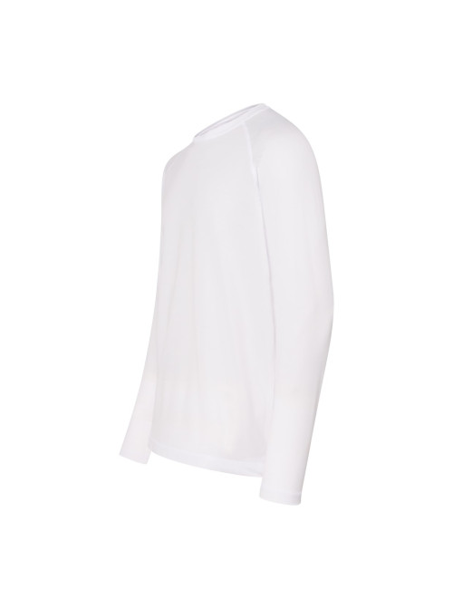 "Men's White Jhk Sport T-shirt - Embroidery & Print, Malfini Logo, Bu