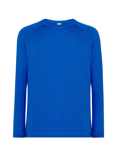 "Quality Malfini Men's LS RB Sport T-shirt - Royal Blue, Printed & Em