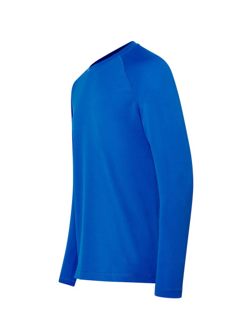 "Quality Malfini Men's LS RB Sport T-shirt - Royal Blue, Printed & Em