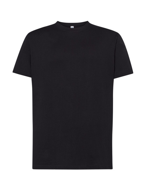 Koszulka męska tsra 150 regular t-shirt bk - black Jhk