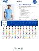 Koszulka męska tsra 150 regular t-shirt zc - zinc Jhk