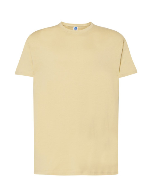Koszulka męska tsra 150 regular t-shirt ls - lime stone Jhk