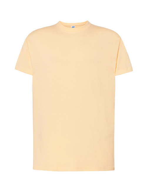Koszulka męska tsra 150 regular t-shirt orn - orange neon Jhk