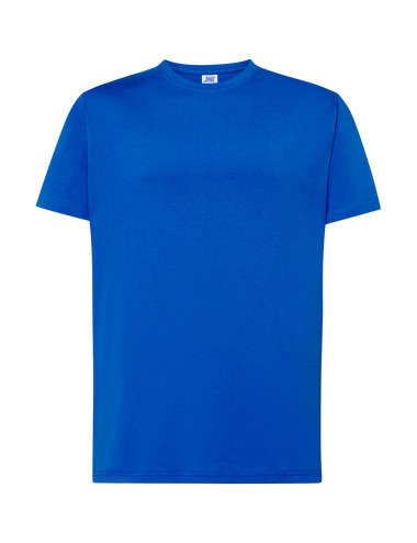 "Koszulka Męska JHK TS Ocean 145g - Royal Blue, 100% Bawełna, Ideal