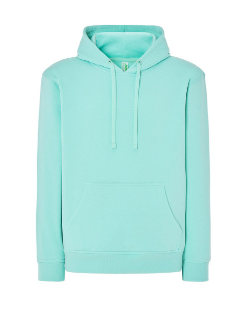 Herren-Sweatshirts swra kng kangaroo mg - mintgrün Jhk