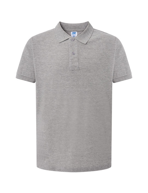 POLO PORA 240 JHK GM Herren-Poloshirt – Grau Melange