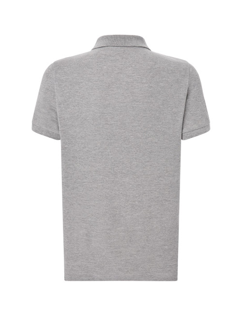 POLO PORA 240 JHK GM men`s polo shirt - Gray Melange