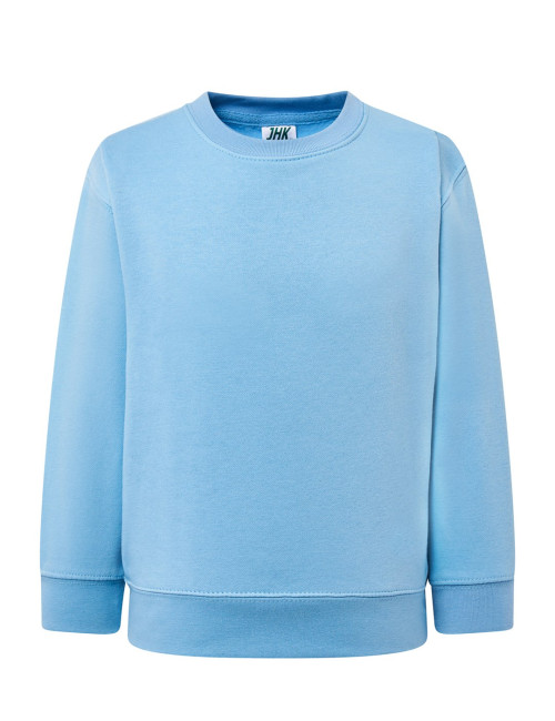 Bluza dresowa JHK SWRK 290 KID SWEATSHIRT SK jasnoniebieska - P&M