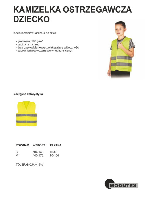 JHK SYF Warnweste Gold Fluor Unisex