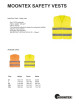 JHK SYF Warnweste Gold Fluor Unisex