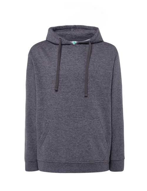 JHK Men`s Sweatshirts SWRA KNG KANGAROO DNH - Denim Heather