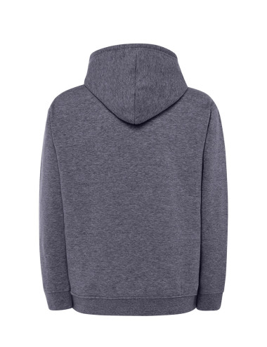 JHK Bluzy Dresowe Męskie SWRA KNG KANGAROO DNH - Denim Heather