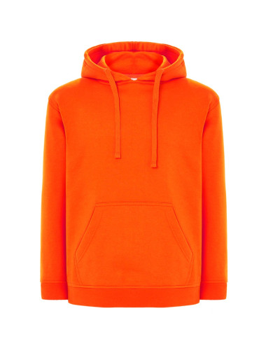 JHK Herren Sweatshirts SWRA KNG KANGAROO ORF - Orange Fluor