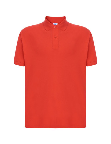 JHK Koszulki polo Męskie POLO PORA 210 JH WR - Warm Red