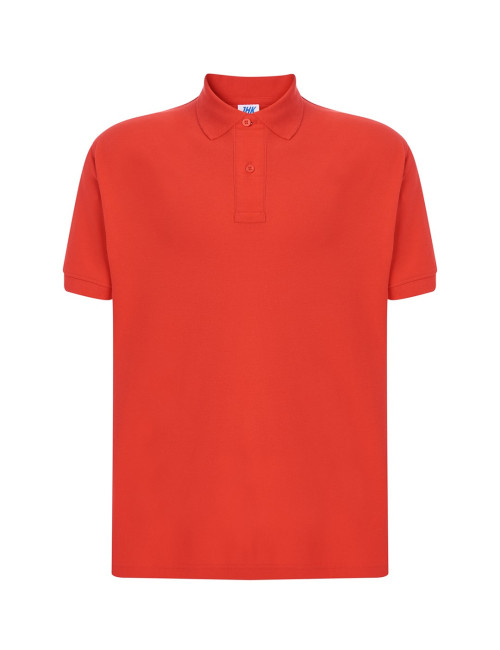 JHK Koszulki polo Męskie POLO PORA 210 JH WR - Warm Red