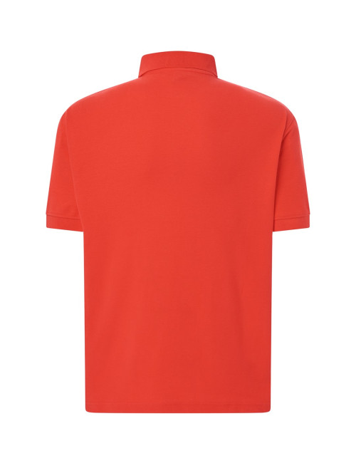 JHK Koszulki polo Męskie POLO PORA 210 JH WR - Warm Red