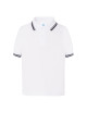 JHK Polo Shirts Children PKID 210 WH/NY - White/Navy
