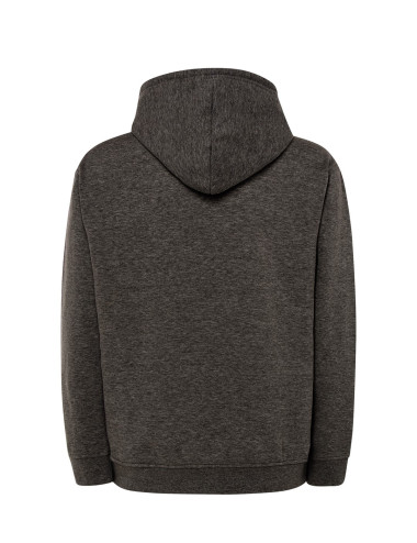 JHK Bluzy Dresowe Męskie SWRA KNG KANGAROO CHCH - Charcoal Heather