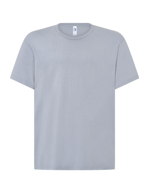 JHK Herren T-Shirt TSRA 190 PREMIUM SL - Silber