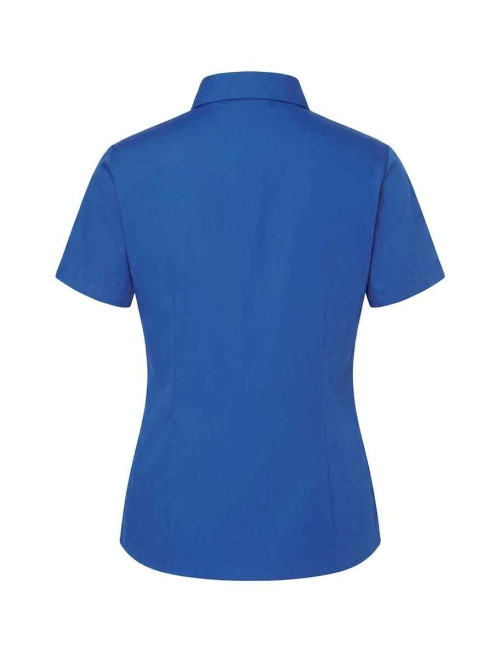JHK Damen Shirt SHL OXF SS RB - Königsblau