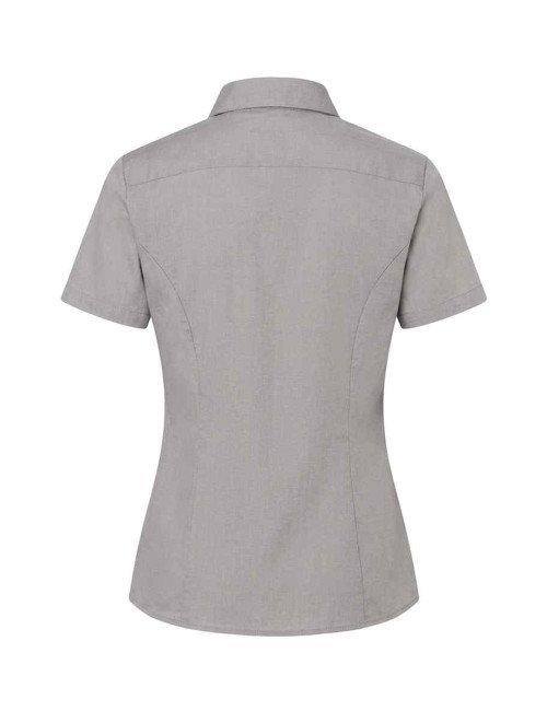 JHK Damen Shirt SHL OXF SS SL - Silber