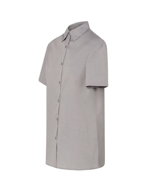 JHK Damen Shirt SHL OXF SS SL - Silber