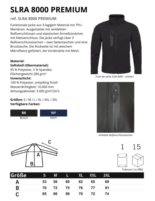 JHK Jackets SLRA 8000 PREMIUM NY - Navy