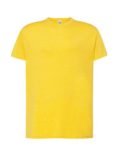JHK Koszulka męska TSRA 150 REGULAR T-SHIRT MUH - Mustard Heather